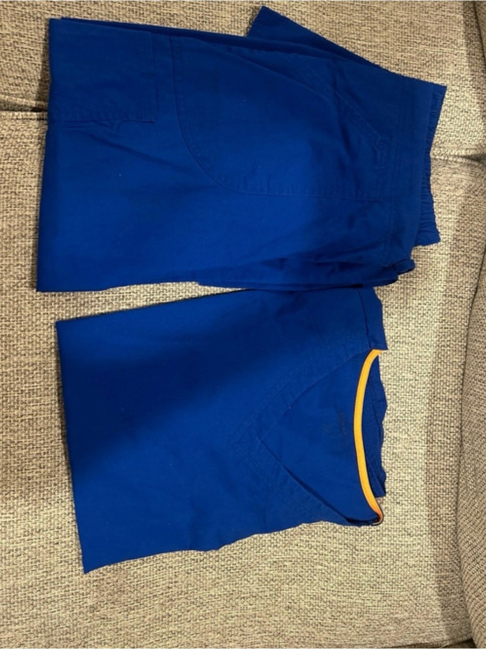 Men's Blue Elastic Waist Utility Jeans